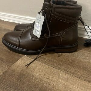 George Men's Dark Brown Lace-Up  Boots